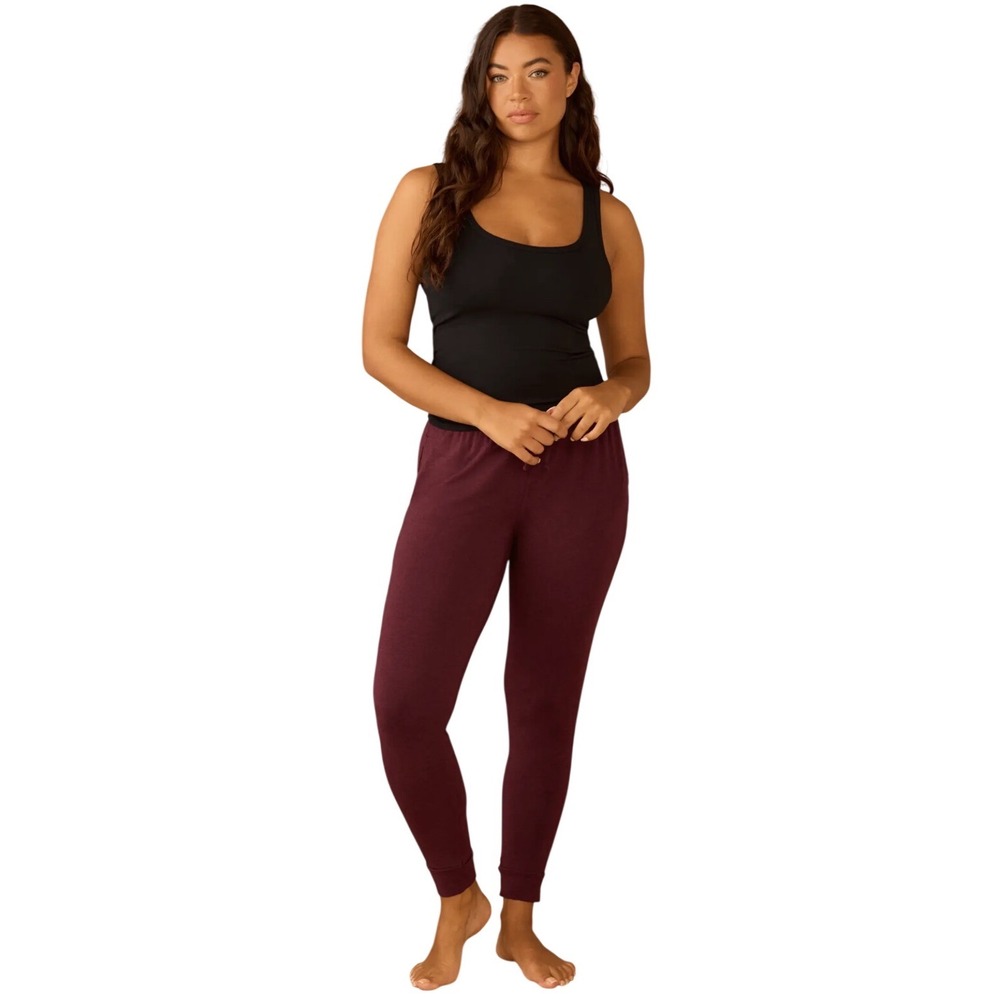 MeUndies Womens Maroon UltraModal Lounge Jogger Pants Plus Size 3XL Travek
